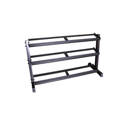 Hexagon Dumbbell Rack, 3 Tier, 5 Ft Horizontal