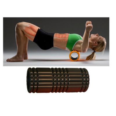 The Grid Foam Roller, 5" x 13", Black